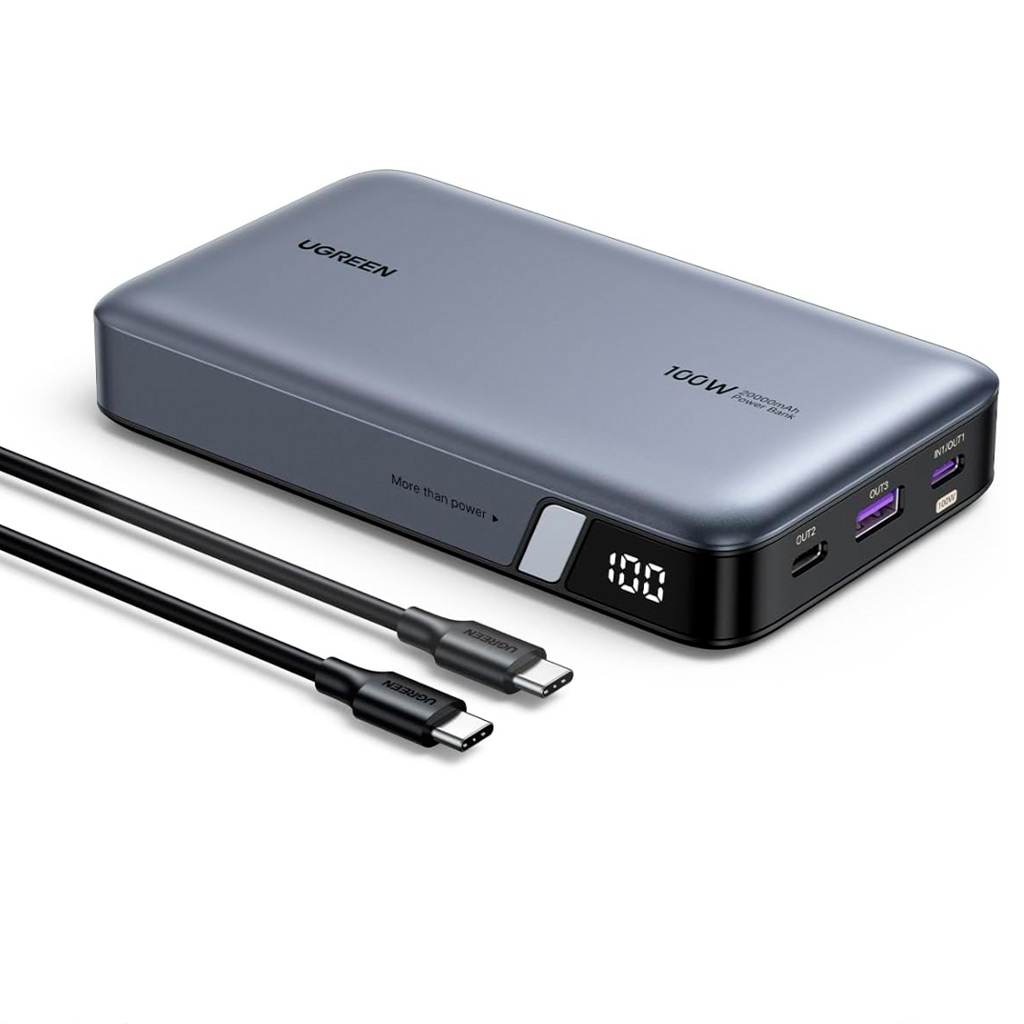 UGREEN PB720 25188 POWER BANK 20000MAH 100W CARGA RAPIDA - 8