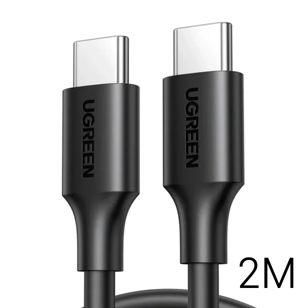 CABLE UGREEN US286 TIPO C A C CARGA RAPIDA 60W 2MTS - 3