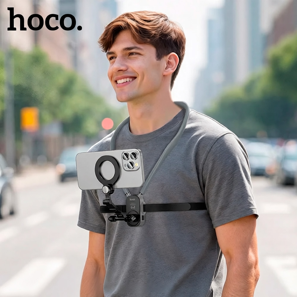HOCO K31 SOPORTE CELULAR CAMARA ACCION PARA COLGAR AL CUELLO - 2