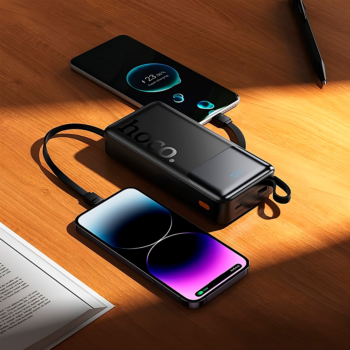 HOCO J156 CARGADOR DE CELULAR POWER BANKS 10000MAH CARGA RAPIDA 22.5W - 10