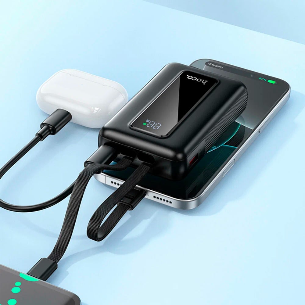 HOCO J162A POWER BANK PARA IPHONE Y ANDROID 22.5W 20000MAH - 2