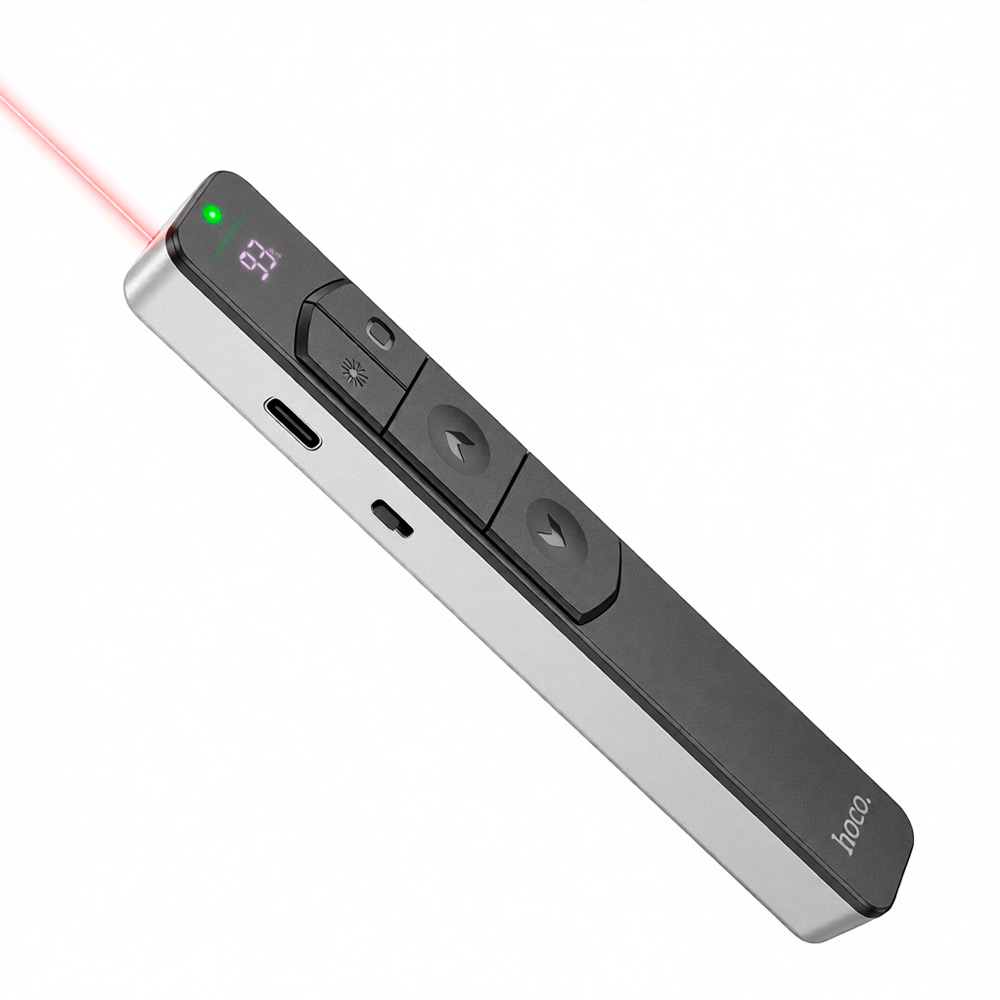 PRESENTADOR DIAPOSITIVA PUNTERO LÁSER HOCO GM202 CONTROL REMOTO - 2