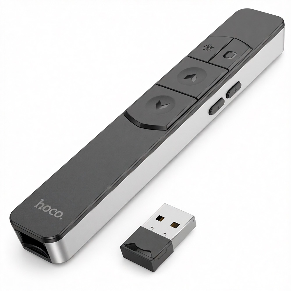 PRESENTADOR DIAPOSITIVA PUNTERO LÁSER HOCO GM202 CONTROL REMOTO - 3