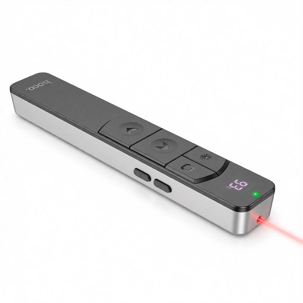 PRESENTADOR DIAPOSITIVA PUNTERO LÁSER HOCO GM202 CONTROL REMOTO - 6