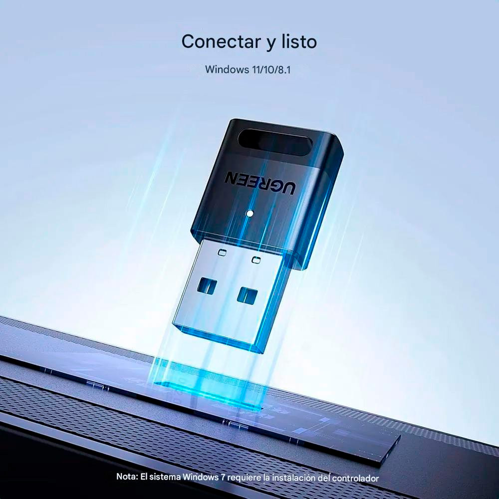 UGREEN CM748-45134 ADAPTADOR BLUETOOTH 5.4 USB A - 3