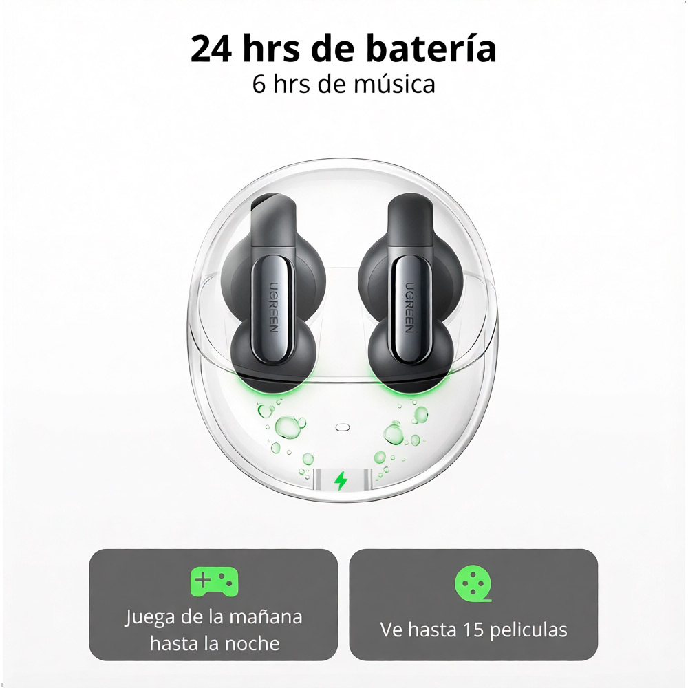 AURICULARES UGREEN WS210 HITUNE S5 BLUETOOTH 5.4 IPX5 - 4