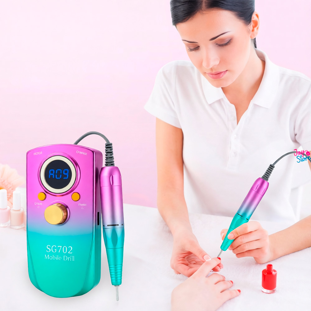 PULIDOR DE UÑAS PROFECIONAL SG702 3500RPM + KIT DE PULIDO - 7