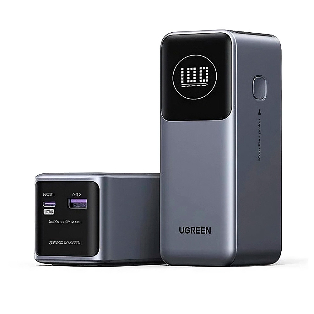 POWER BANK UGREEN PB724 NEXODE 12000MAH 100W PANTALLA DIGITAL - 6