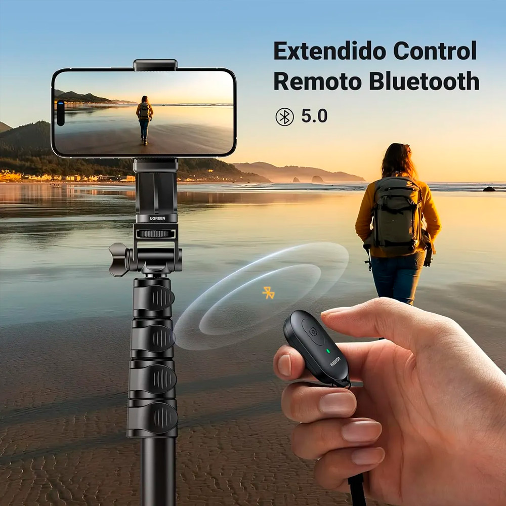 UGREEN LP680 TRIPODE PALO SELFIE BLUETOOTH SMARTPHONE 1.7M - 4