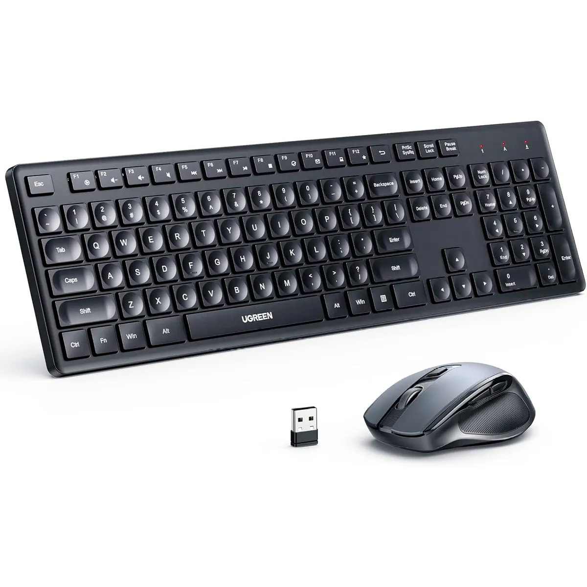 UGREEN MK006 COMBO TECLADO MOUSE INALAMBRICO 4000DPI 2.4 - 1