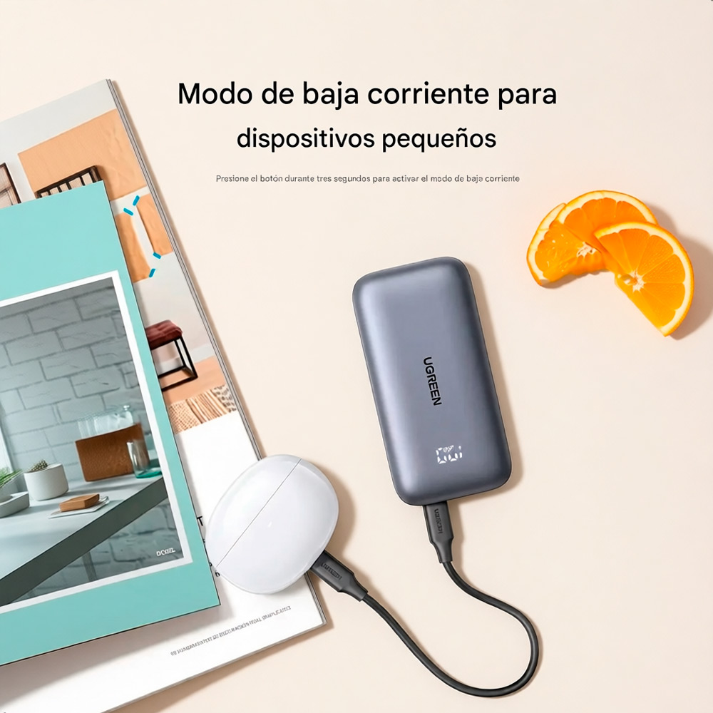 UGREEN PB502 POWER BANK 10000MAH 30W USB C- A CARGA RAPIDA - 7