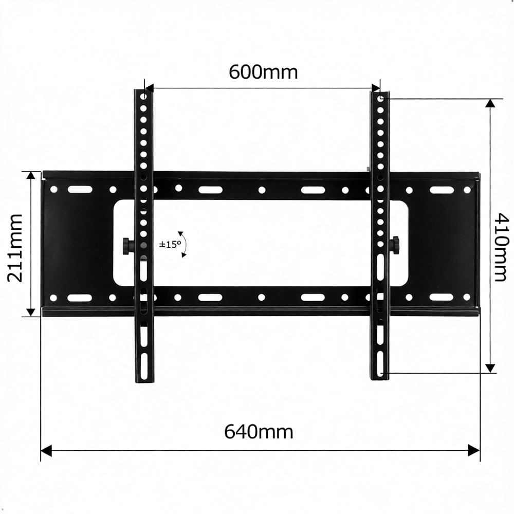 RACK TV SOPORTE FIJO E INCLINABLE PARA LED - LCD 32 A 80 PULGADAS - 2