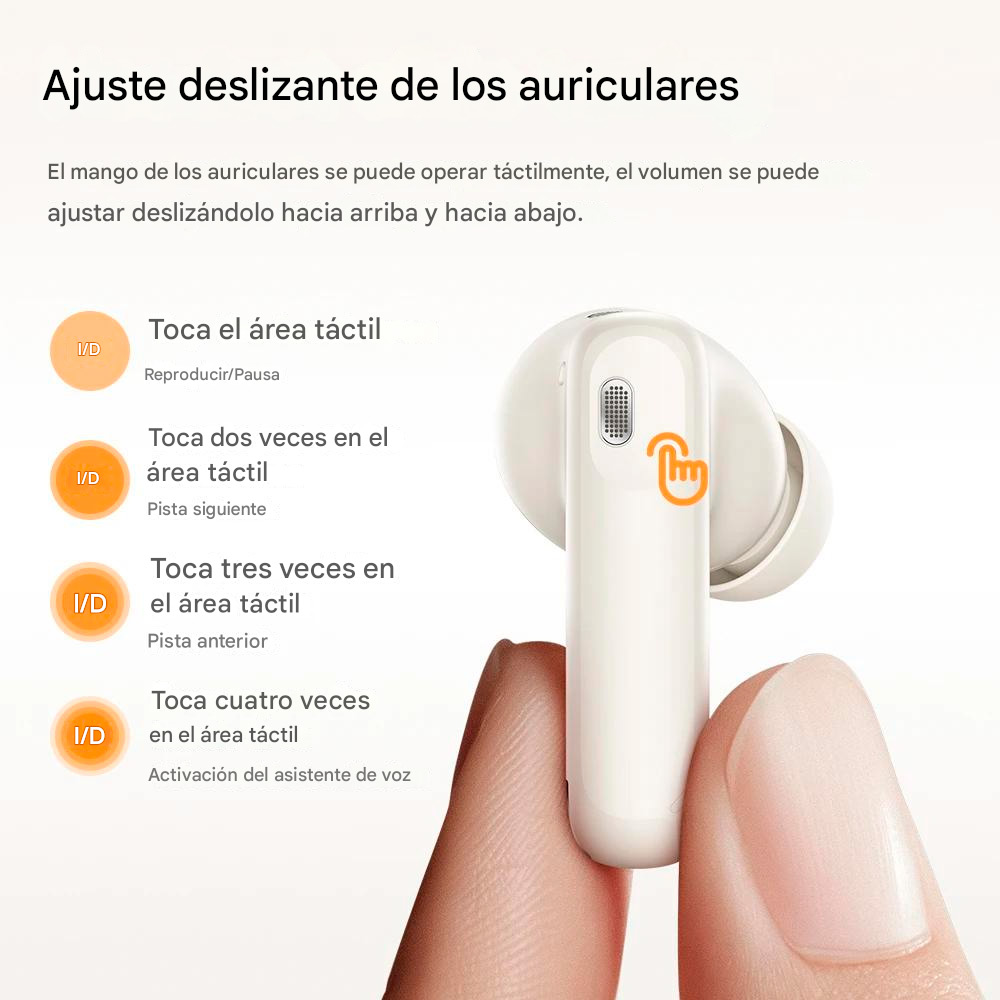 AUDÍFONOS TWS HOCO EQ22 CANCELACIÓN DE RUIDO ANC + ENC - 8
