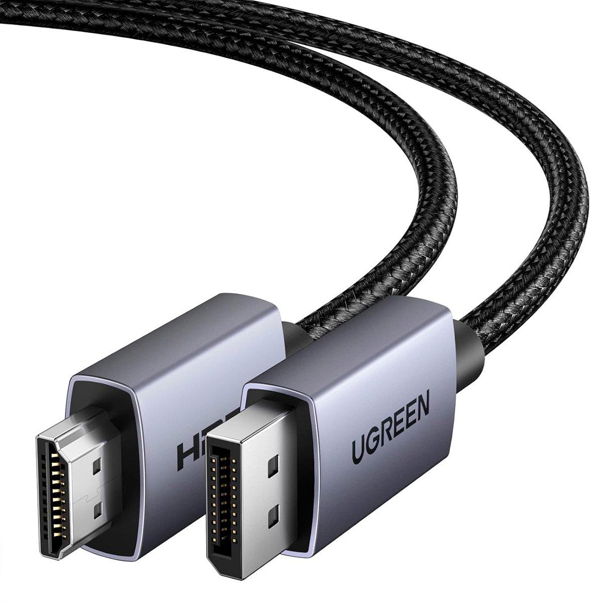 CABLE TRENZADO UGREEN DP125-35845 DISPLAYPORT A HDMI 4K DE 5M - 2