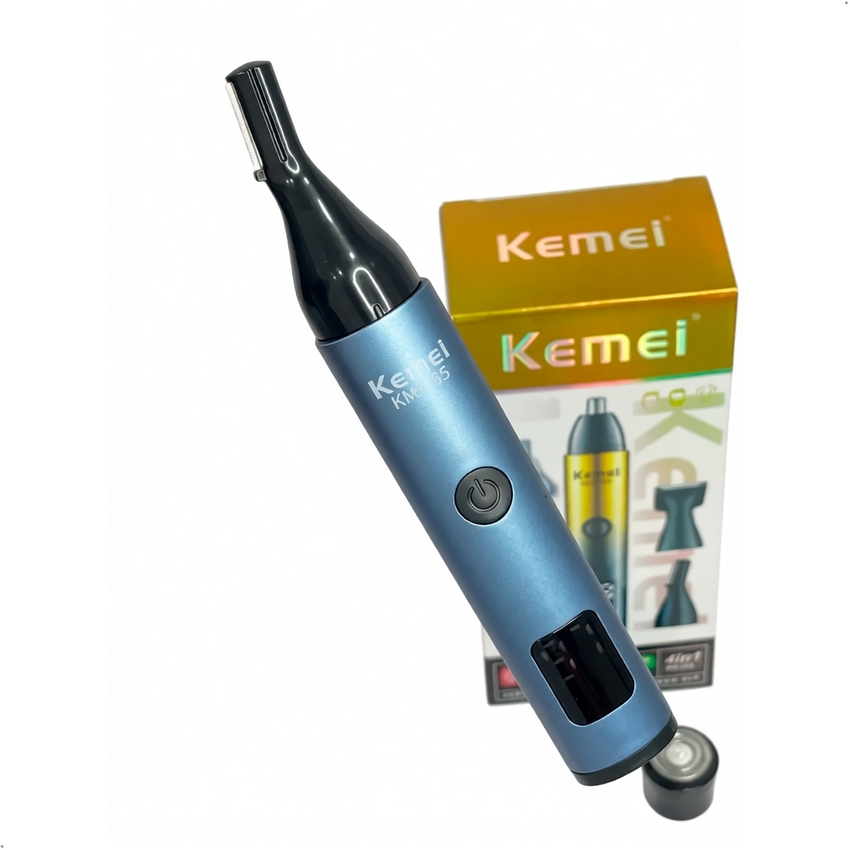 CORTADORA DE CABELLO KEMEI KM-255 4 EN 1 RECARGABLE PORTATIL - 6