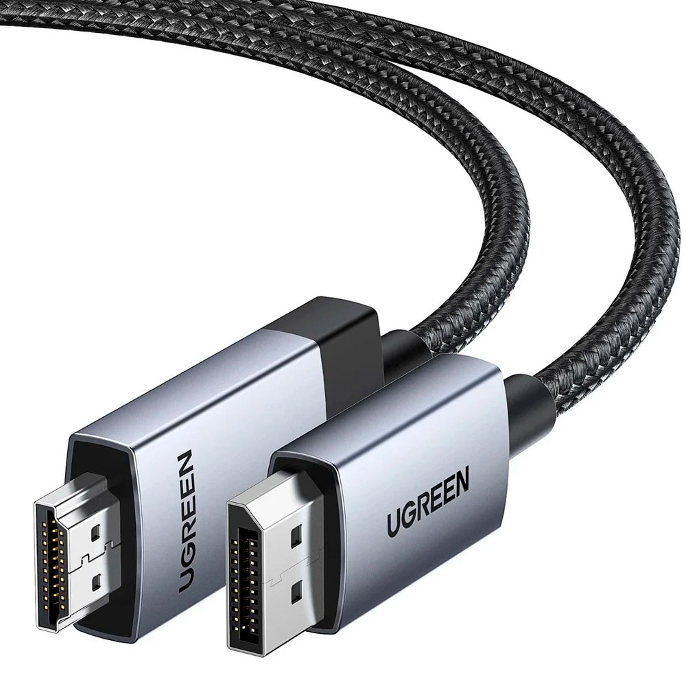 CABLE UGREEN DP119 DISPLAYPORT A HDMI ULTRA HD 4K 3M 18GBPS - 2