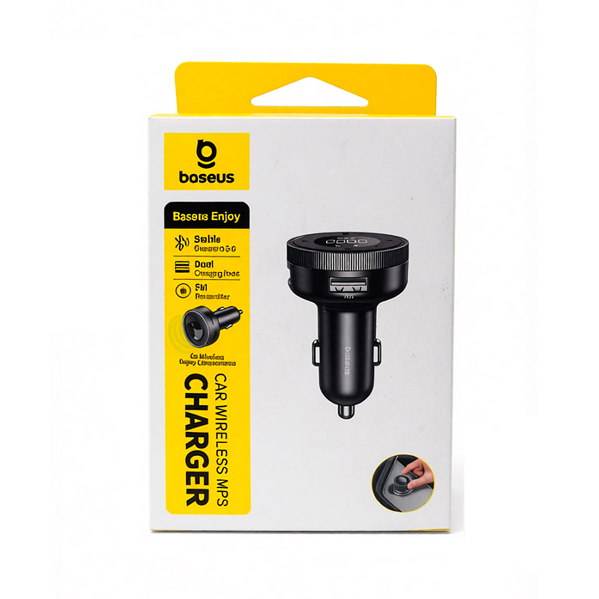 TRANSMISOR FM MP3 BASEUS BLUETOOTH 5.0 CARGADOR AUTO USB 2 - 2
