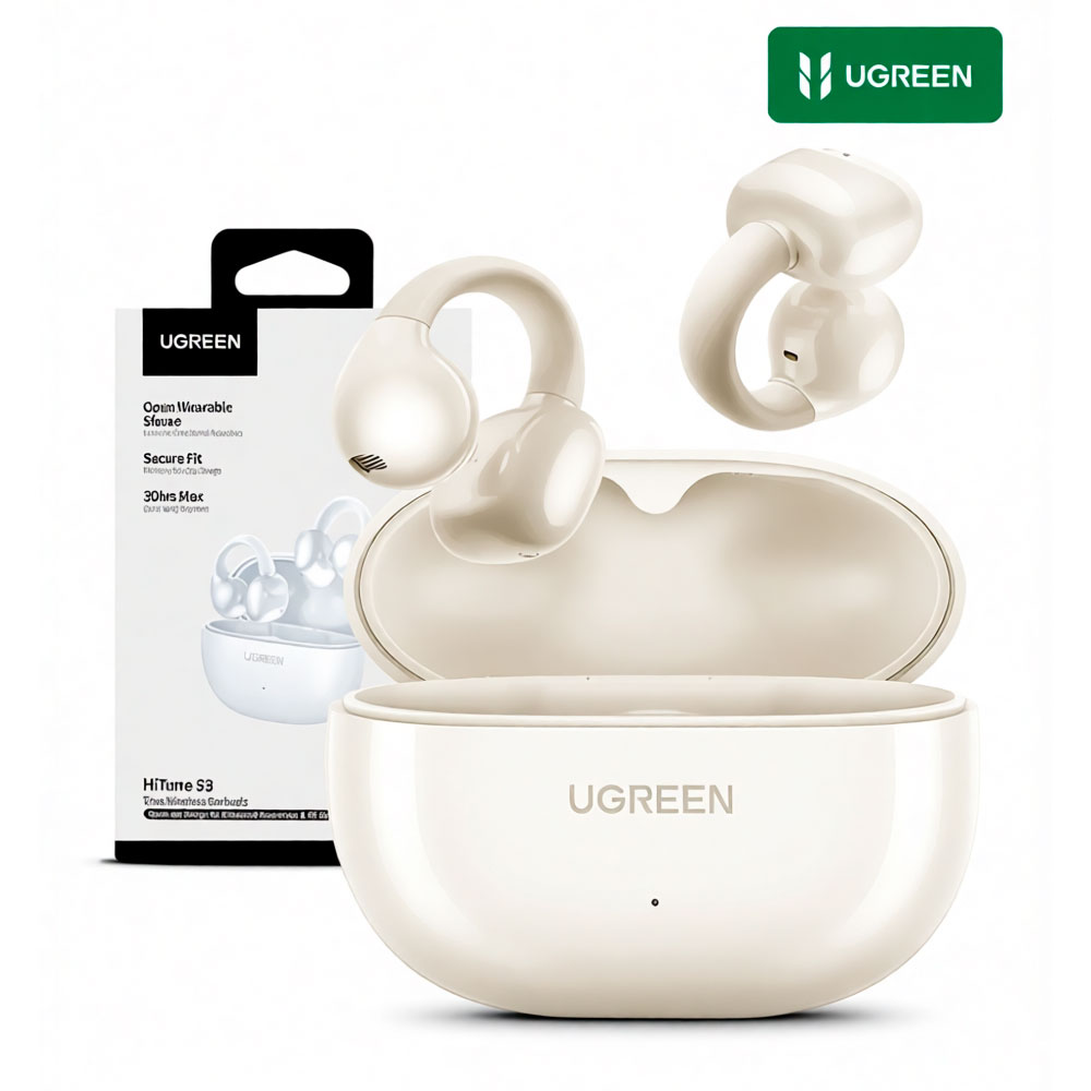 AUDÍFONOS UGREEN HITUNE S3 WS209 OPEN EAR BLUETOOTH 5.4 30H - 1
