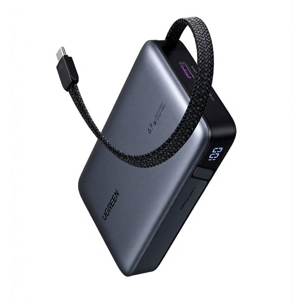POWER BANK 55996 UGREEN 20000MAH 67W CARGA RÁPIDA LAPTOP CABLE USB - 1