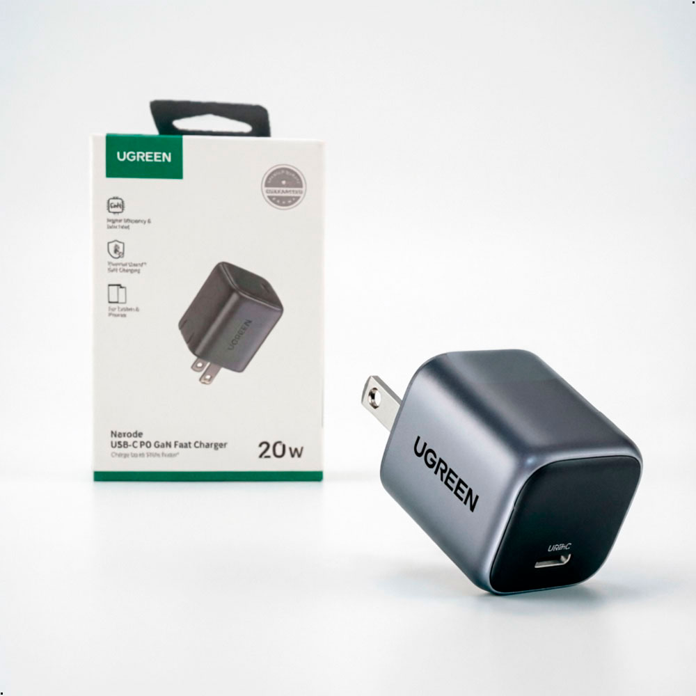 UGREEN X512 CARGADOR PARED 20W 1 USB-C CARGA POWER DELIVERY - 1