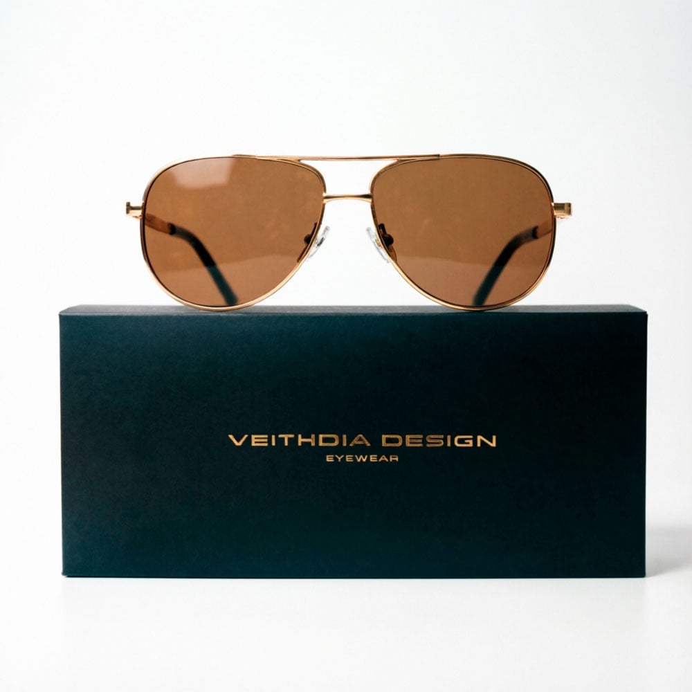 GAFAS DE SOL AVIADOR POLARIZADOS UV 400 VEITHDIA 1306 UNISEX - 5