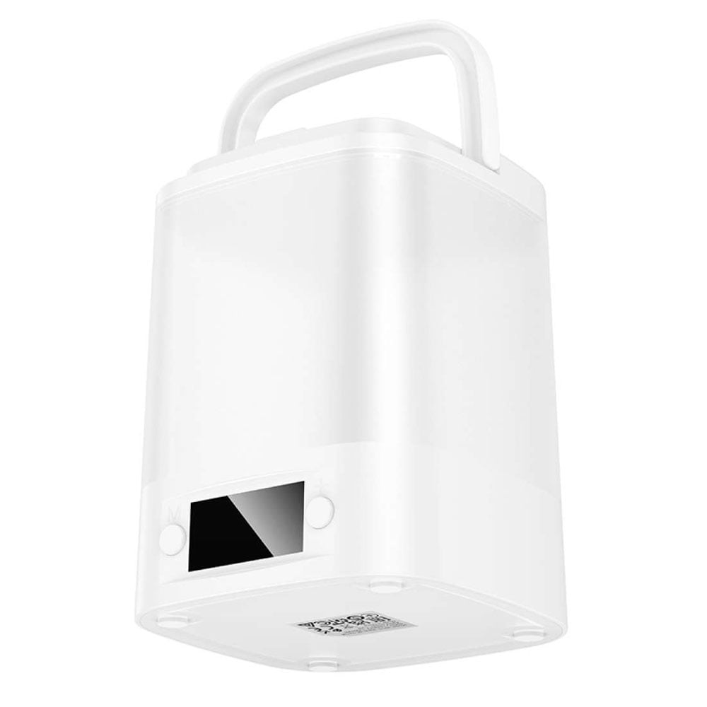LAMPARA LUZ LED HOCO HX15 3 TONOS D LUZ CON RELOJ RECARGABLE - 4