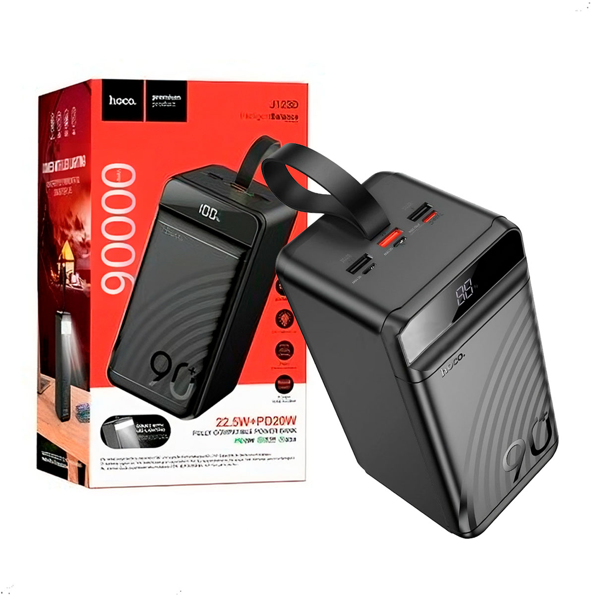 CARGADOR POWER BANK HOCO 90000MAH 22.5 W J123D - 1