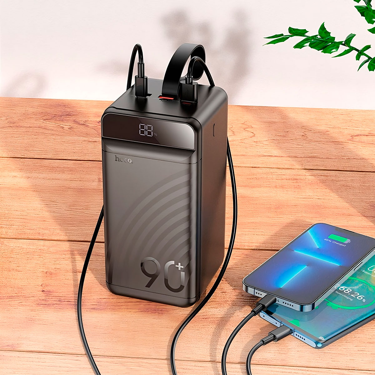 CARGADOR POWER BANK HOCO 90000MAH 22.5 W J123D - 2