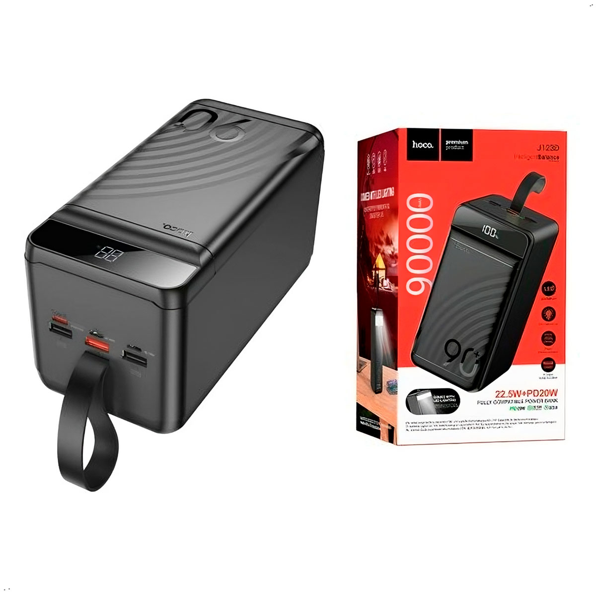 CARGADOR POWER BANK HOCO 90000MAH 22.5 W J123D - 5