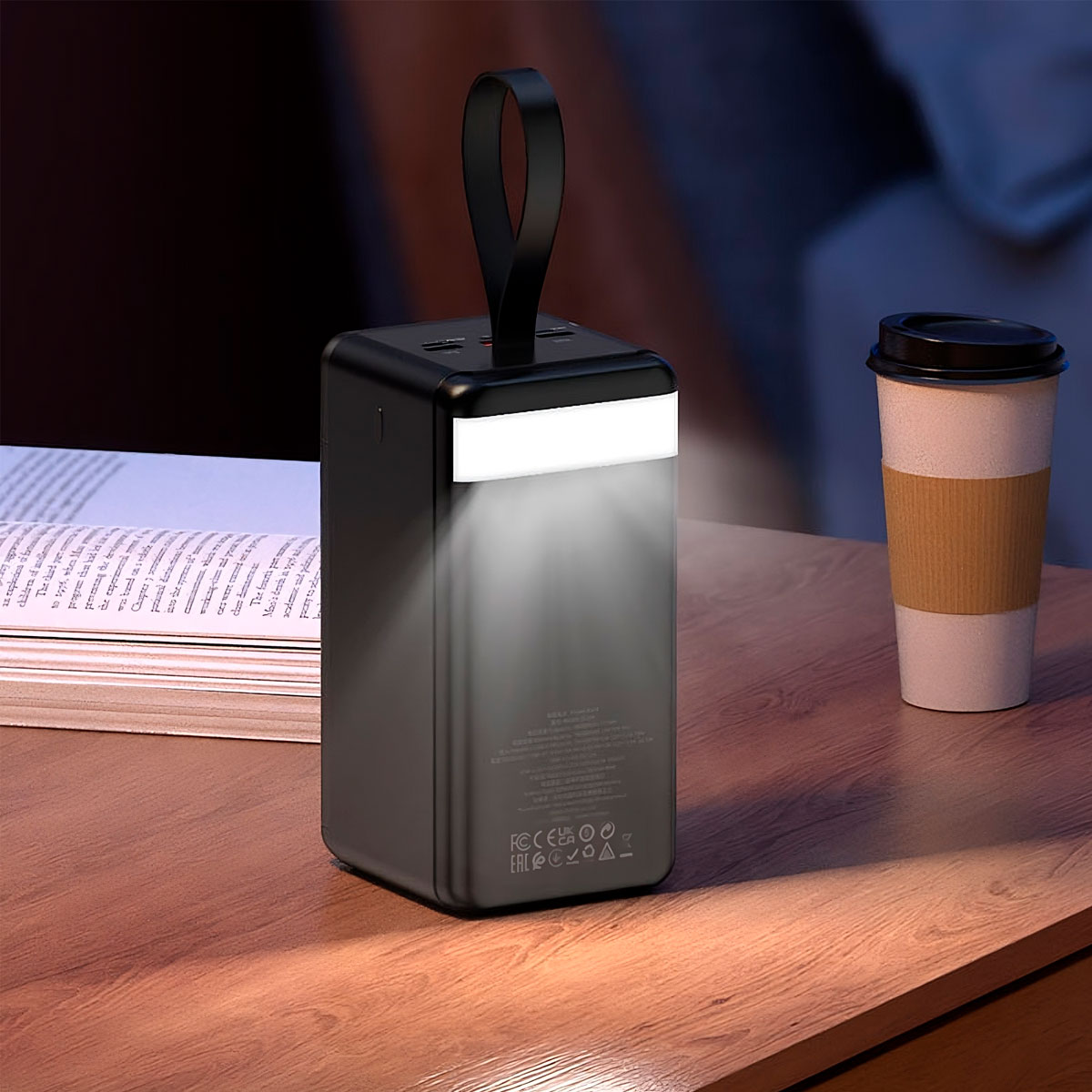 CARGADOR POWER BANK HOCO 90000MAH 22.5 W J123D - 8