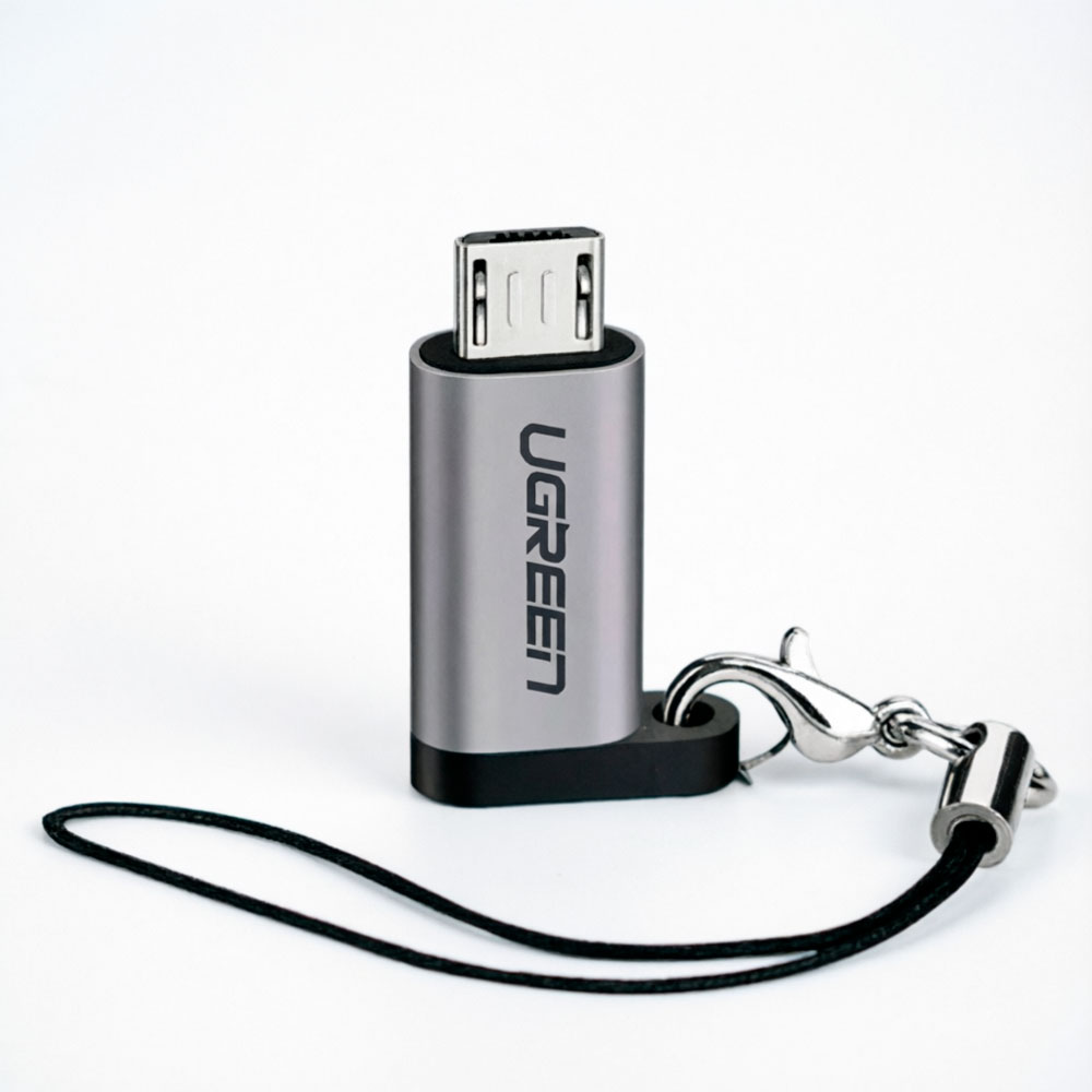 ADAPTADOR UGREEN MICRO USB MACHO A USB TIPO C HEMBRA OTG - 1