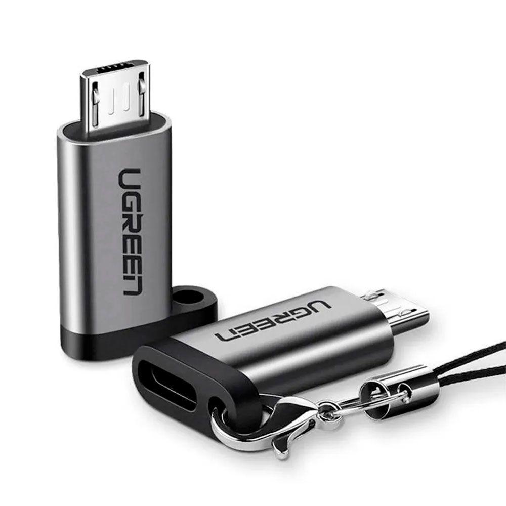 ADAPTADOR UGREEN MICRO USB MACHO A USB TIPO C HEMBRA OTG - 2