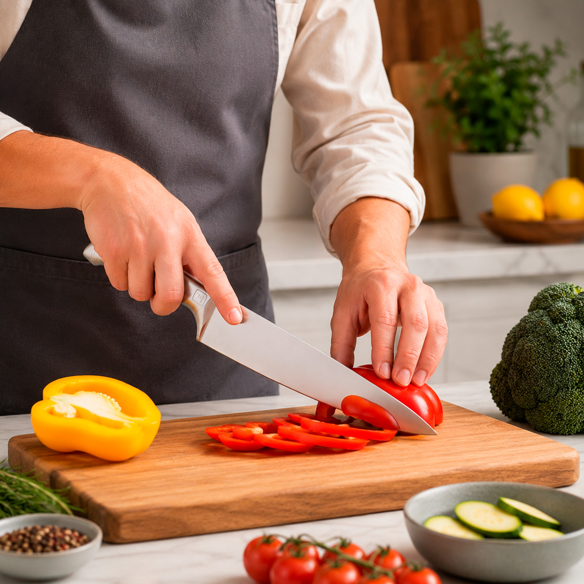 CUCHILLO CHEF TRAMONTINA SUBLIME INOXIDABLE 20.5 CM - 2