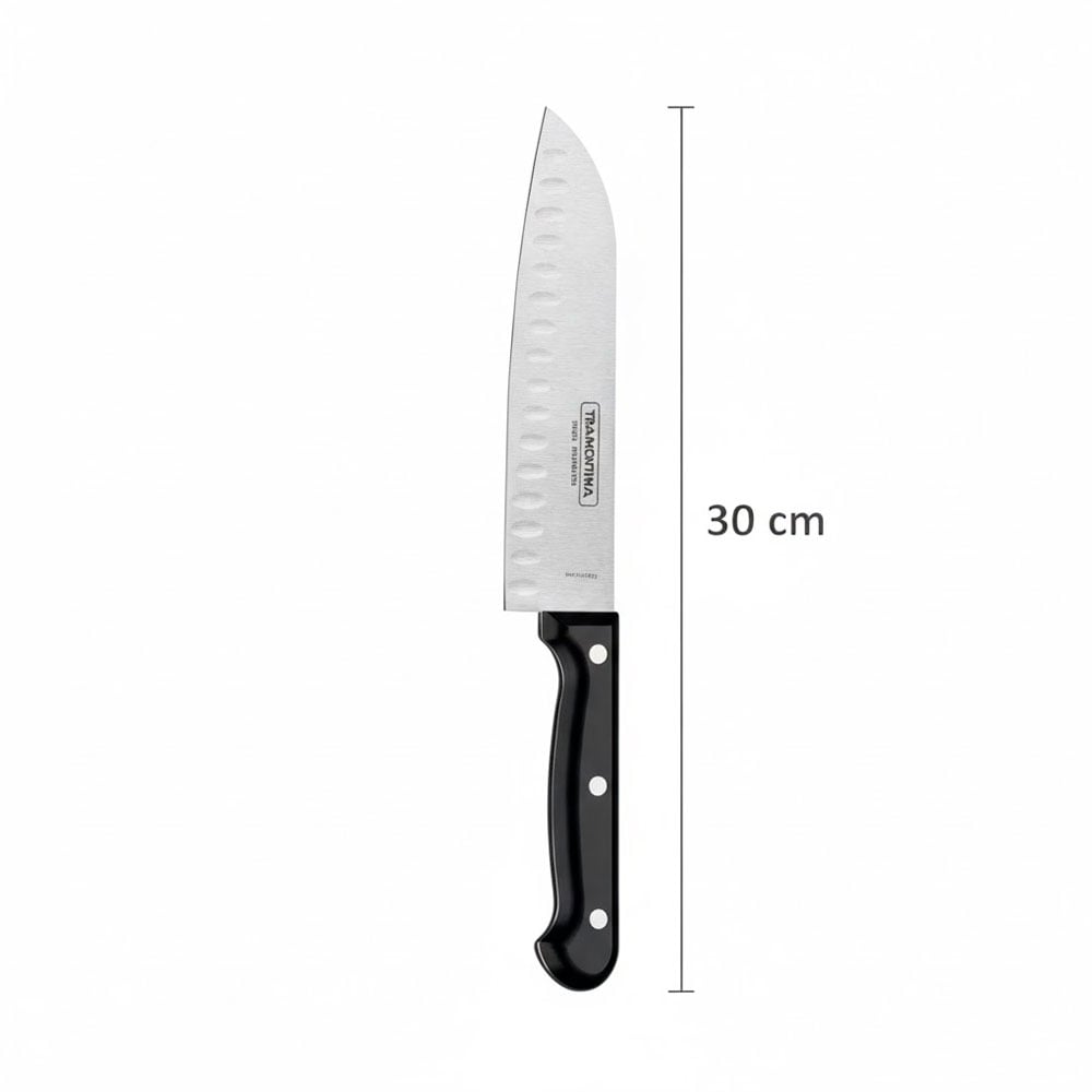 CUCHILLO SANTOKU ULTRACORTE  TRAMONTINA 7' ACERO INOX - 2