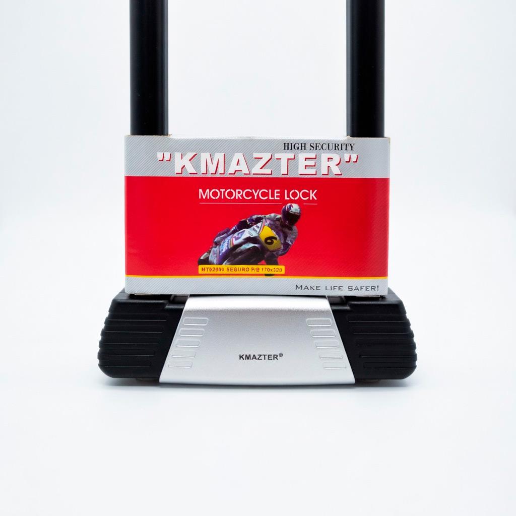 CANDADO EN U KMAZTER MT82805 ACERO REFORZADO 170X320MM - 5