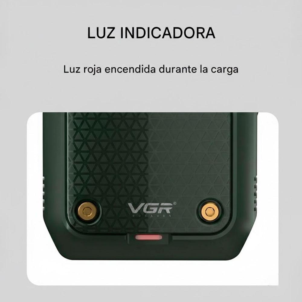 AFEITADORA VGR V353 PROFESIONAL RECARGABLE USB HOMBRE - 4