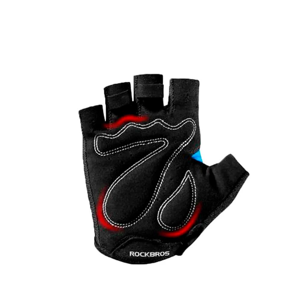 GUANTES DEPORTIVOS  MITÓN ROCKBROS CON PALMA ACOLCHADA - 6