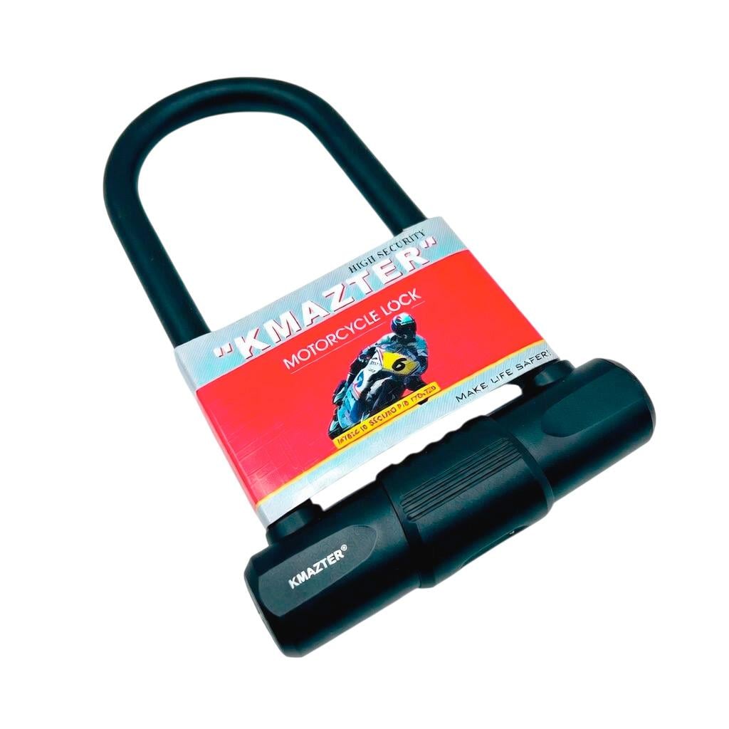 CANDADO U ANTIRROBO KMAZTER MT82810 PARA MOTOCICLETA - 3