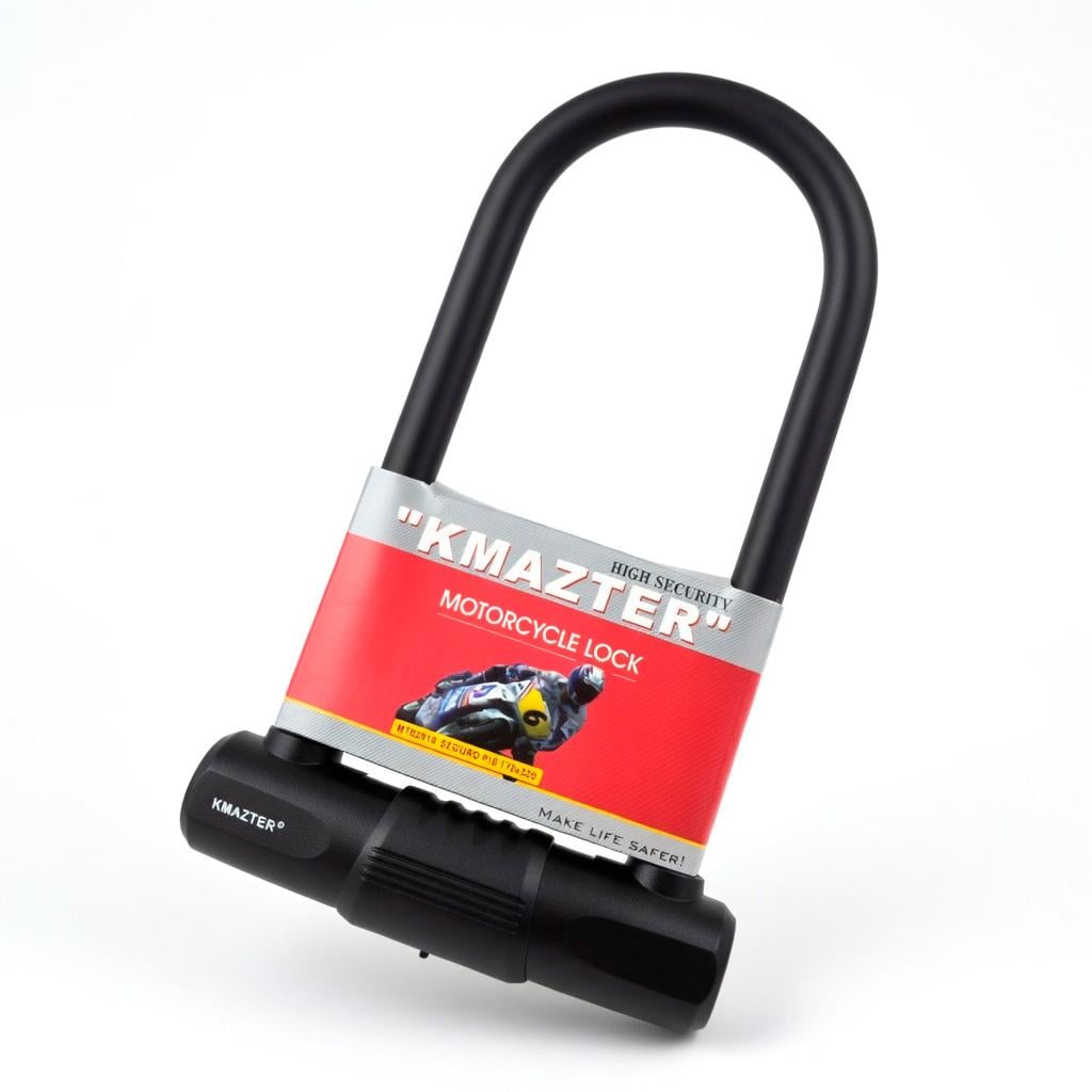 CANDADO U ANTIRROBO KMAZTER MT82810 PARA MOTOCICLETA - 5