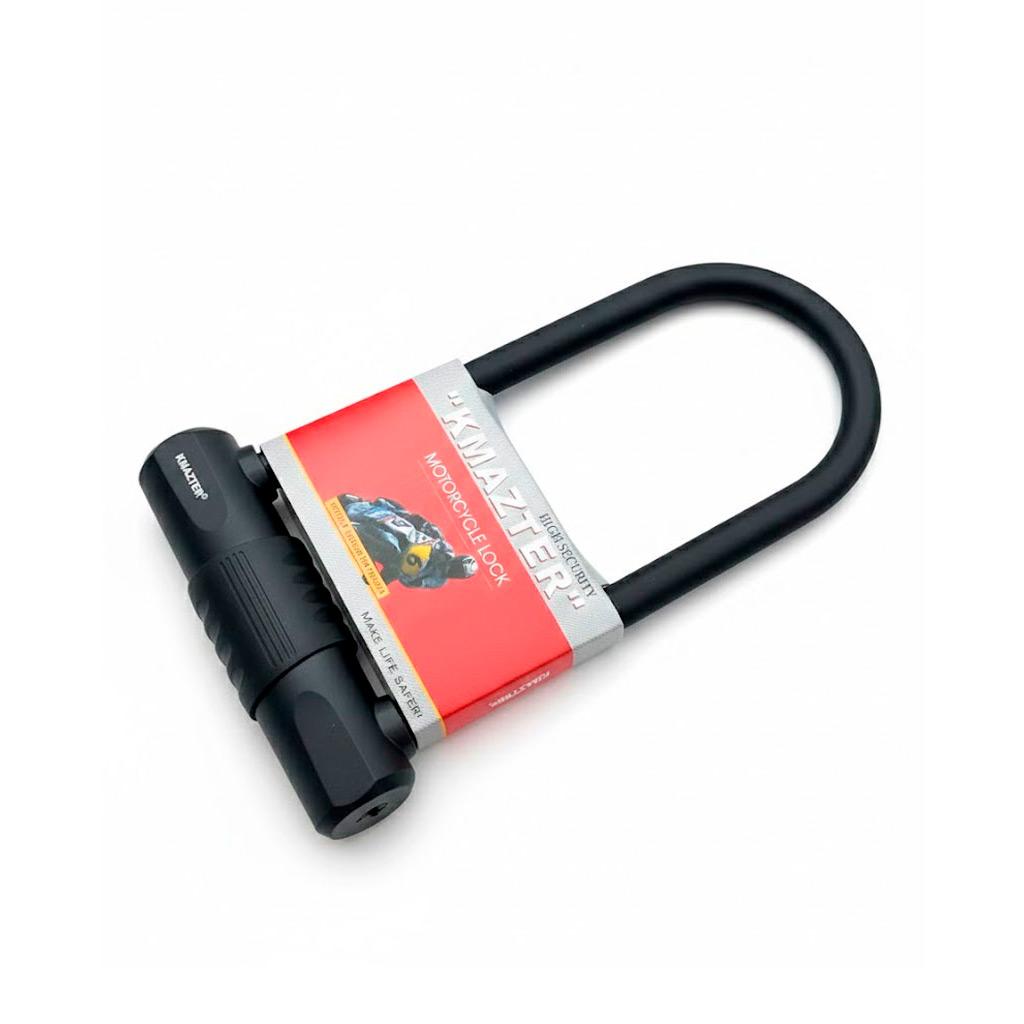 CANDADO U ANTIRROBO KMAZTER MT82810 PARA MOTOCICLETA - 6