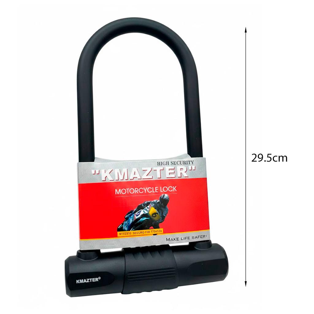 CANDADO U ANTIRROBO KMAZTER MT82810 PARA MOTOCICLETA - 8
