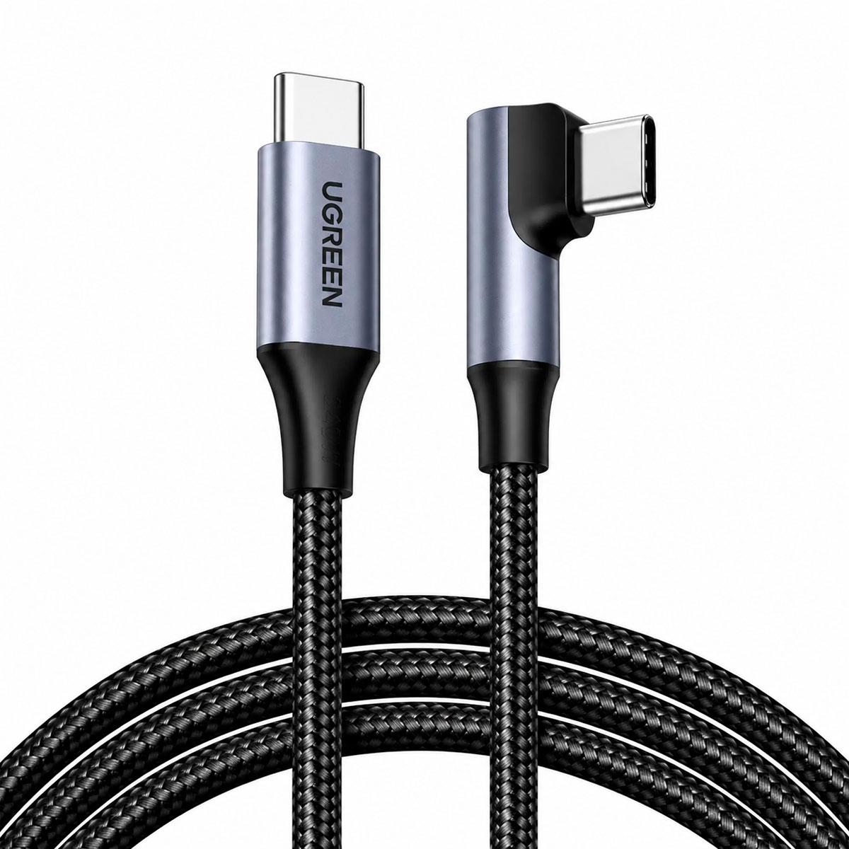 CABLE UGREEN USB C A USB C 240W CARGA RÁPIDA 90 GRADOS 2M - 6