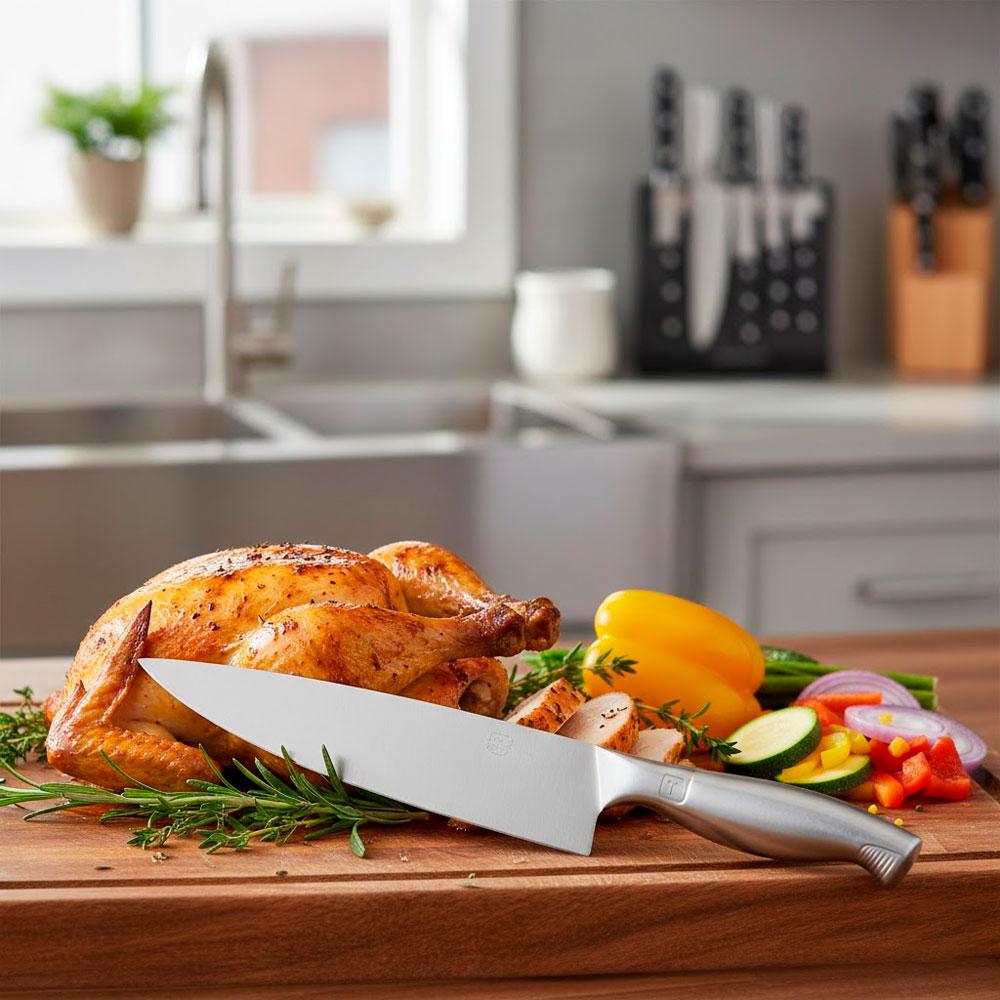 CUCHILLO CHEF TRAMONTINA SUBLIME 20.5 CM ACERO INOXIDABLE - 3
