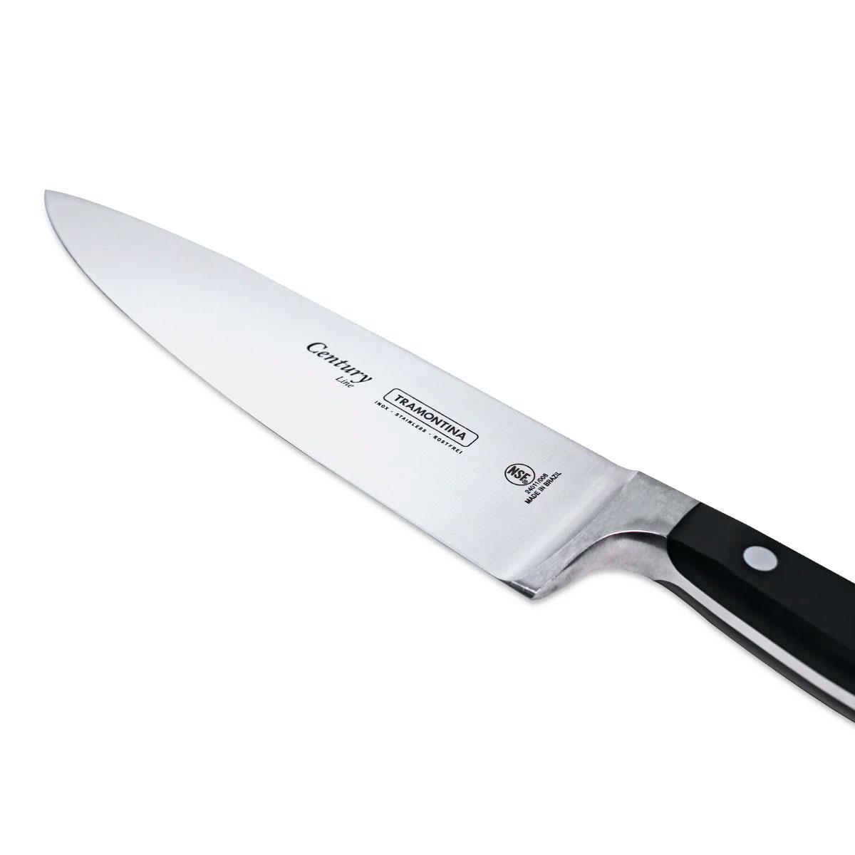CUCHILLO CHEF TRAMONTINA CENTURY 8 PULGADAS ACERO INOXIDABLE - 1