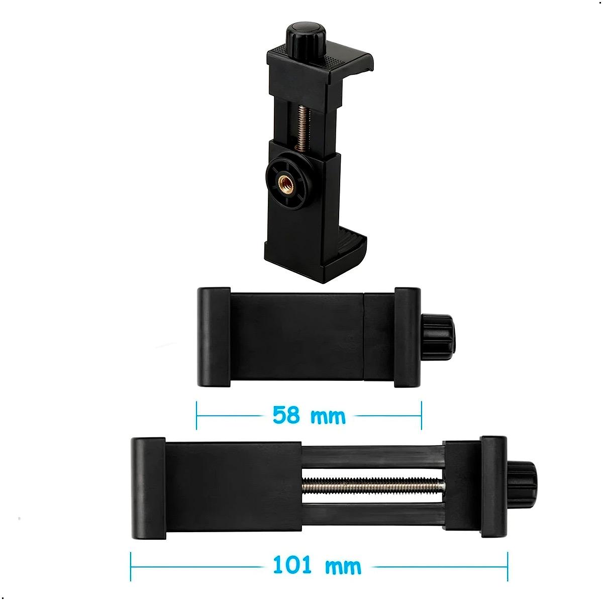 SOPORTE PARA CELULAR Y GOPRO PARA CASCO DE MOTO UNIVERSAL - 4