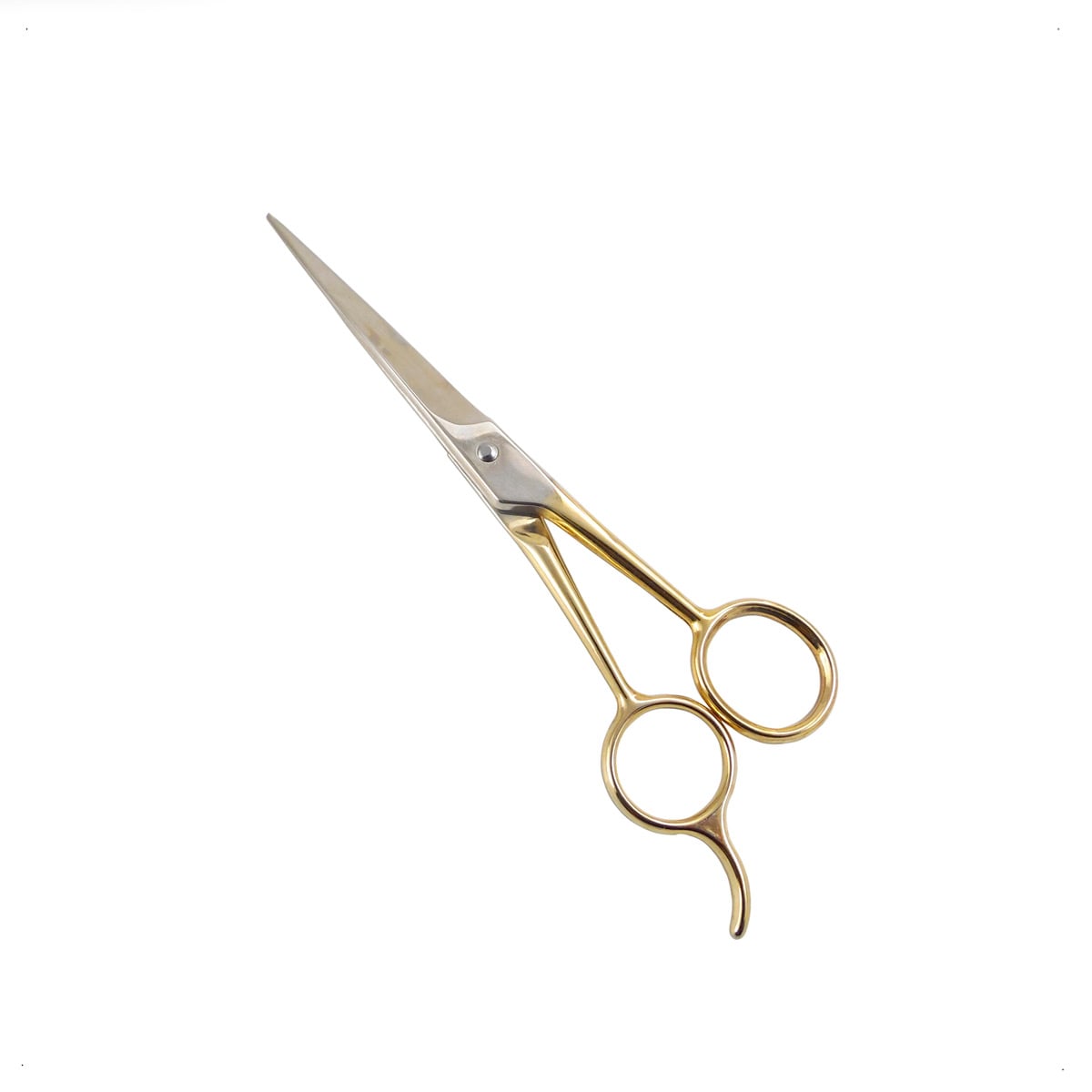 TIJERA PROFESIONAL CORTE DE CABELLO ACERO INOXIDABLE DORADA - 3