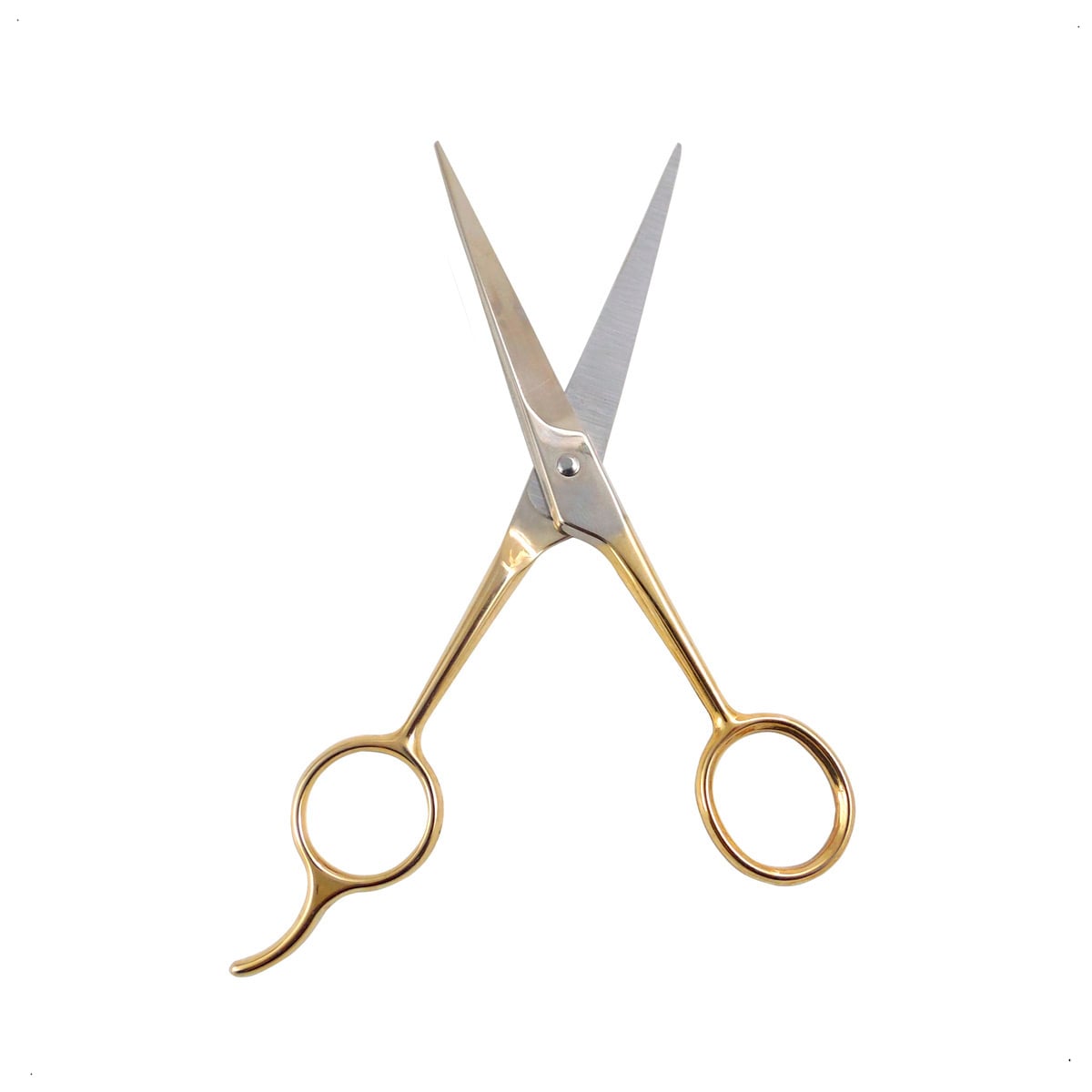 TIJERA PROFESIONAL CORTE DE CABELLO ACERO INOXIDABLE DORADA - 5