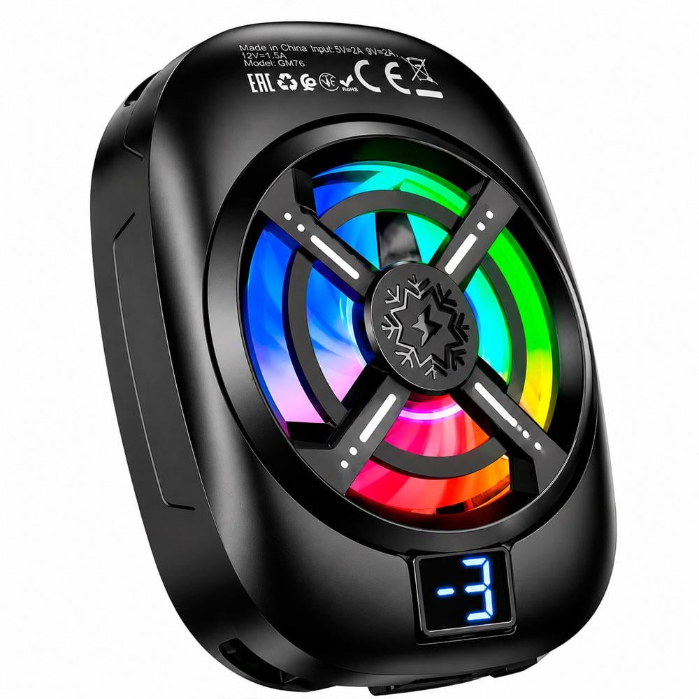 HOCO GM76 COOLER VENTILADOR PARA CELULAR RGB GAMING - 3