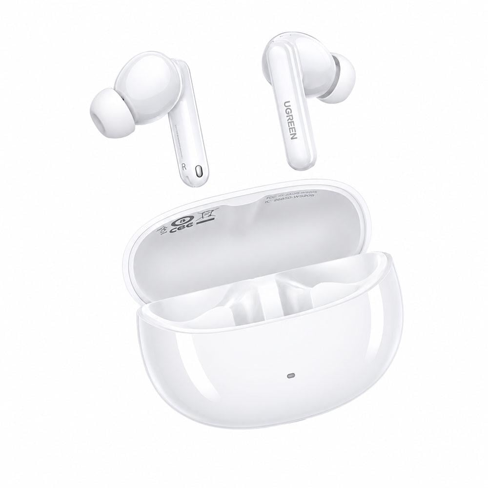 AUDÍFONOS UGREEN WS206 HITUNE T3 PRO BLUETOOTH BLANCO - 1