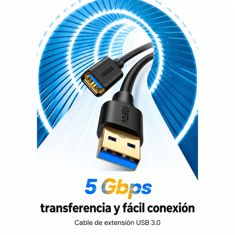 CABLE EXTENSIÓN USB 3.0 UGREEN US129 5 METROS ALTA VELOCIDAD 5GBPS - 8